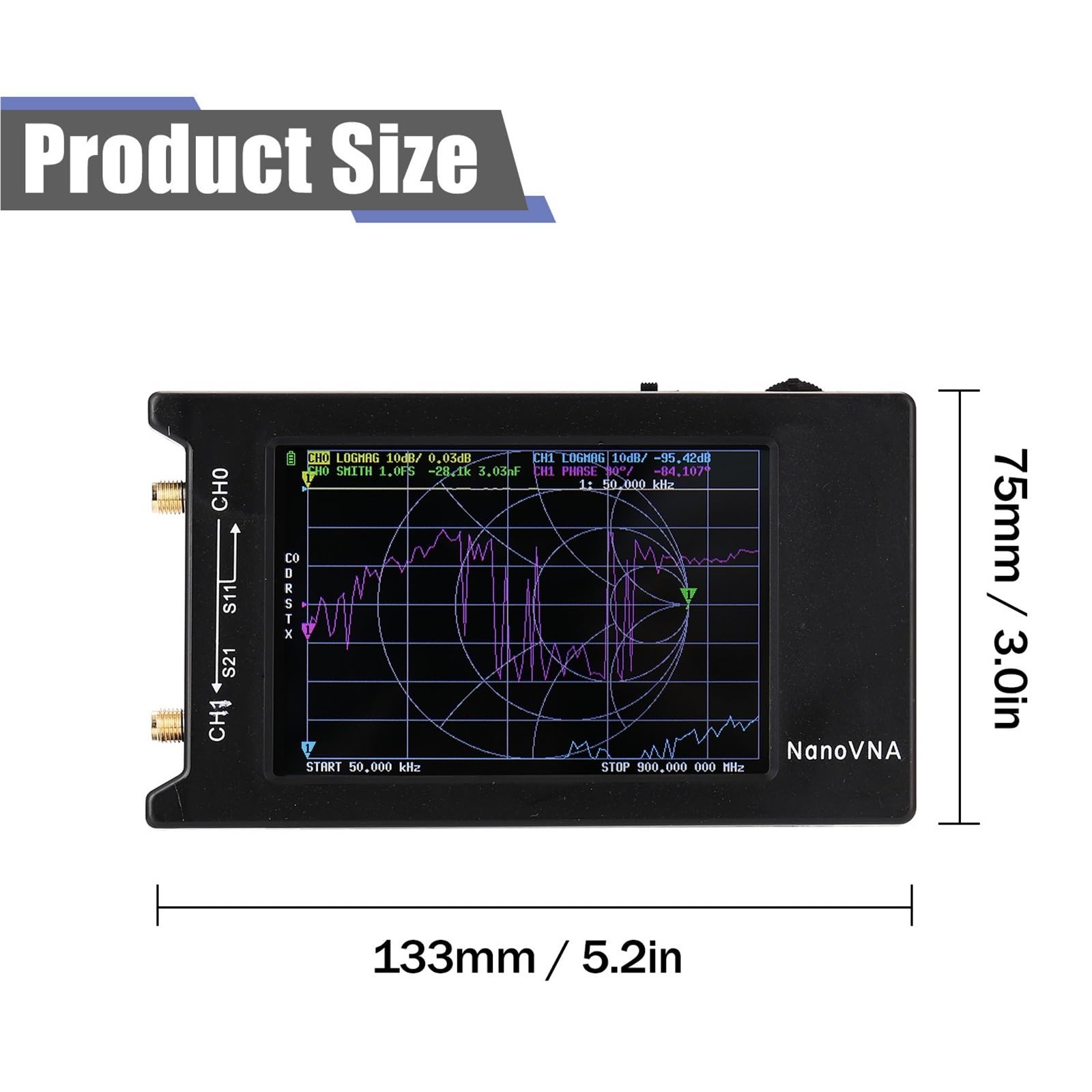 Amazon.co.jp: アンテナアナライザー NanoVNA-H4 ベクトルネットワーク